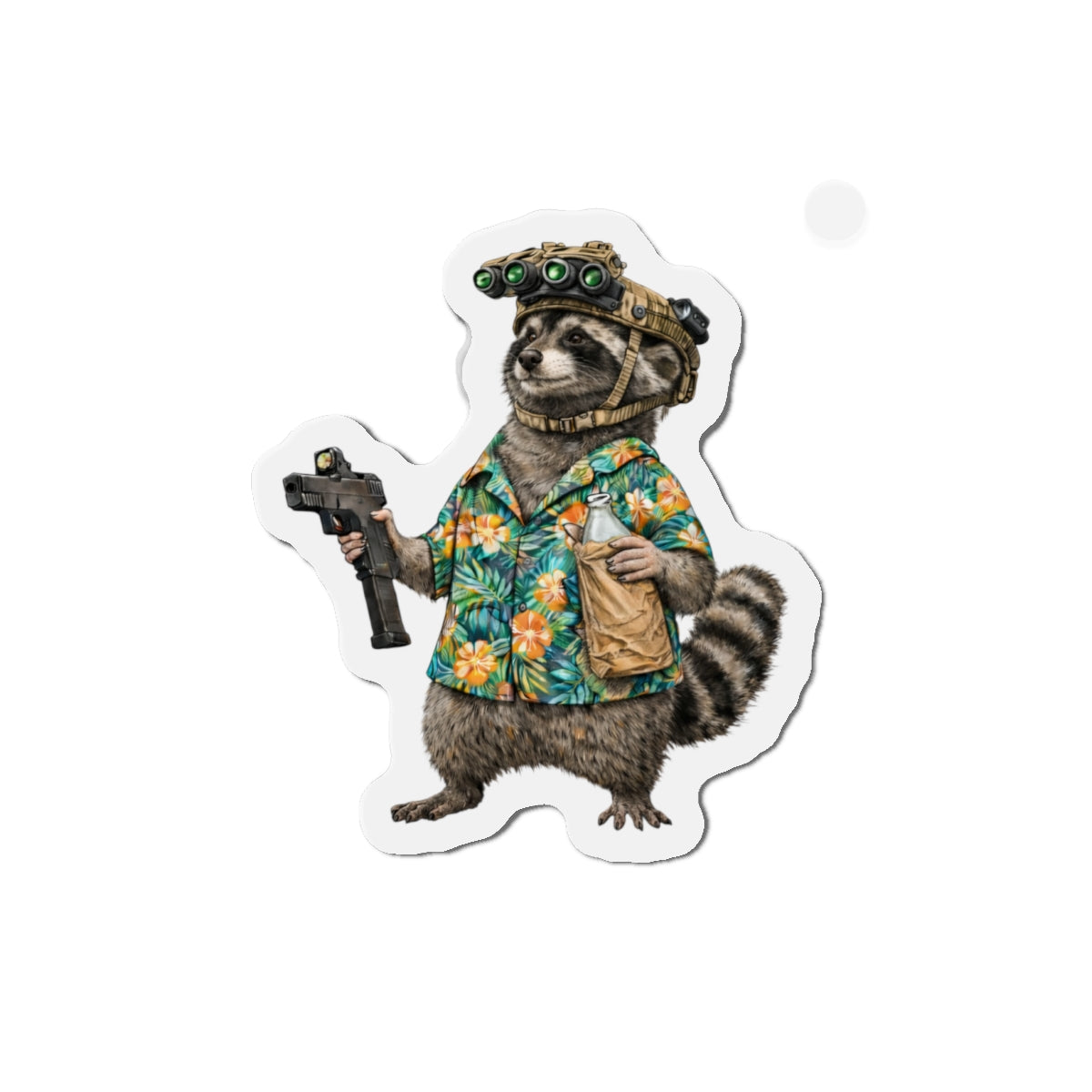 TRASH PANDA MAGNET — STILL OPERATIONAL