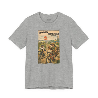Gravel: Diginity Loss and Mustaches Unisex Jersey Short Sleeve Tee