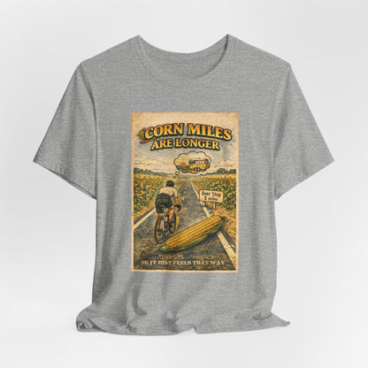 Corn Miles Unisex Jersey Short Sleeve Tee