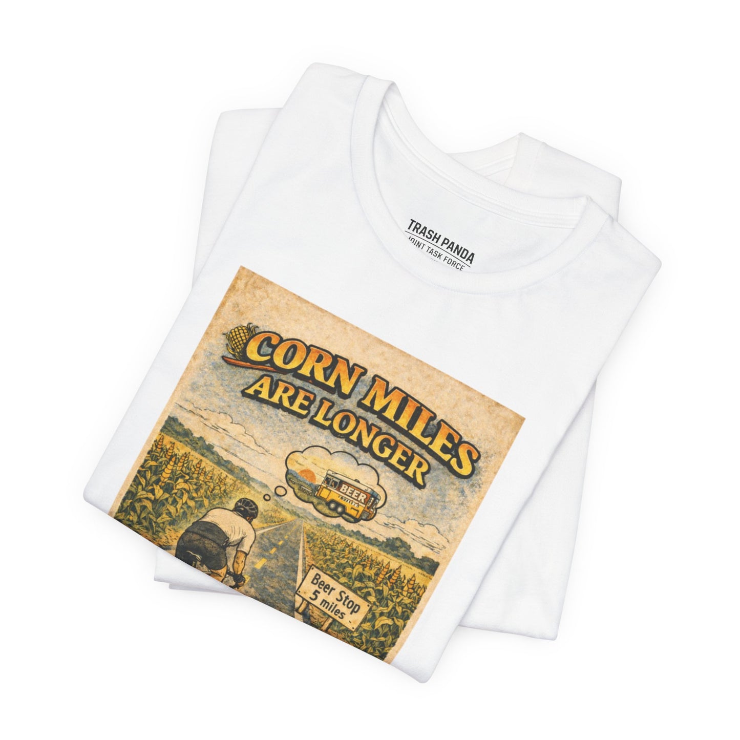 Corn Miles Unisex Jersey Short Sleeve Tee