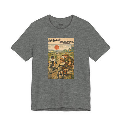 Gravel: Diginity Loss and Mustaches Unisex Jersey Short Sleeve Tee