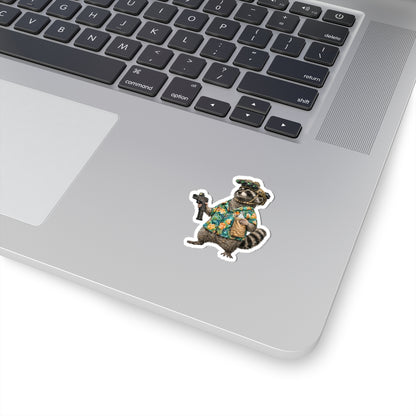 TRASH PANDA — STILL OPERATIONAL Kiss-Cut Stickers