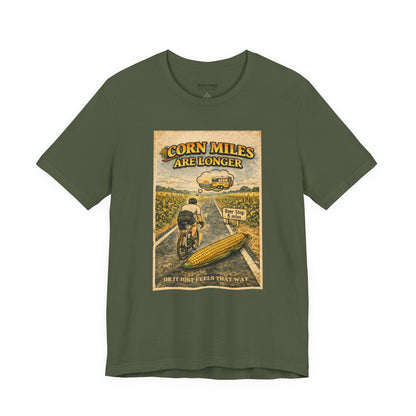 Corn Miles Unisex Jersey Short Sleeve Tee
