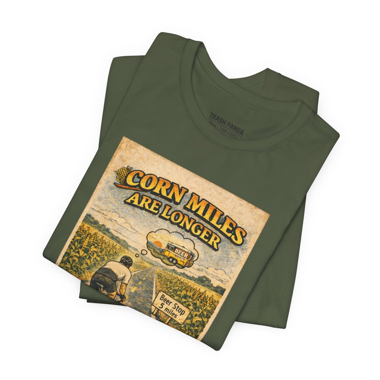 Corn Miles Unisex Jersey Short Sleeve Tee