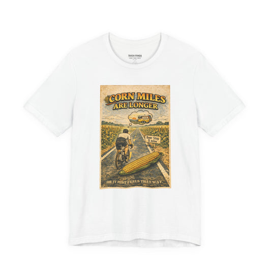 Corn Miles Unisex Jersey Short Sleeve Tee