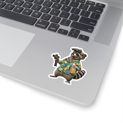 TRASH PANDA — STILL OPERATIONAL Kiss-Cut Stickers