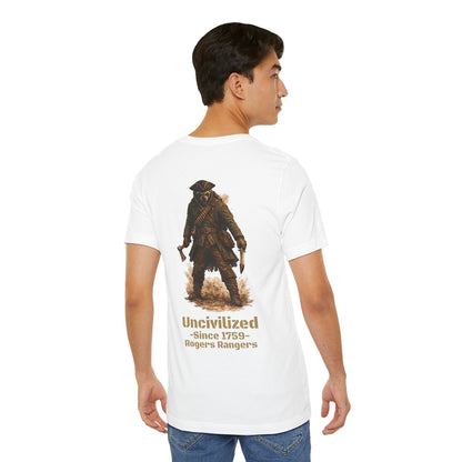 Uncivilized Since 1759 Shirt | Rogers’ Rangers Heritage Tee | Tactical Raccoon Ranger Graphic