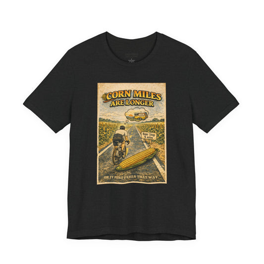 Corn Miles Unisex Jersey Short Sleeve Tee