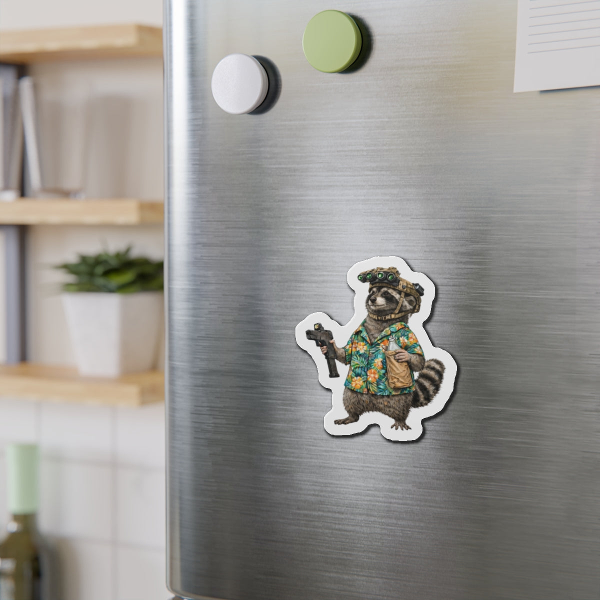 TRASH PANDA MAGNET — STILL OPERATIONAL
